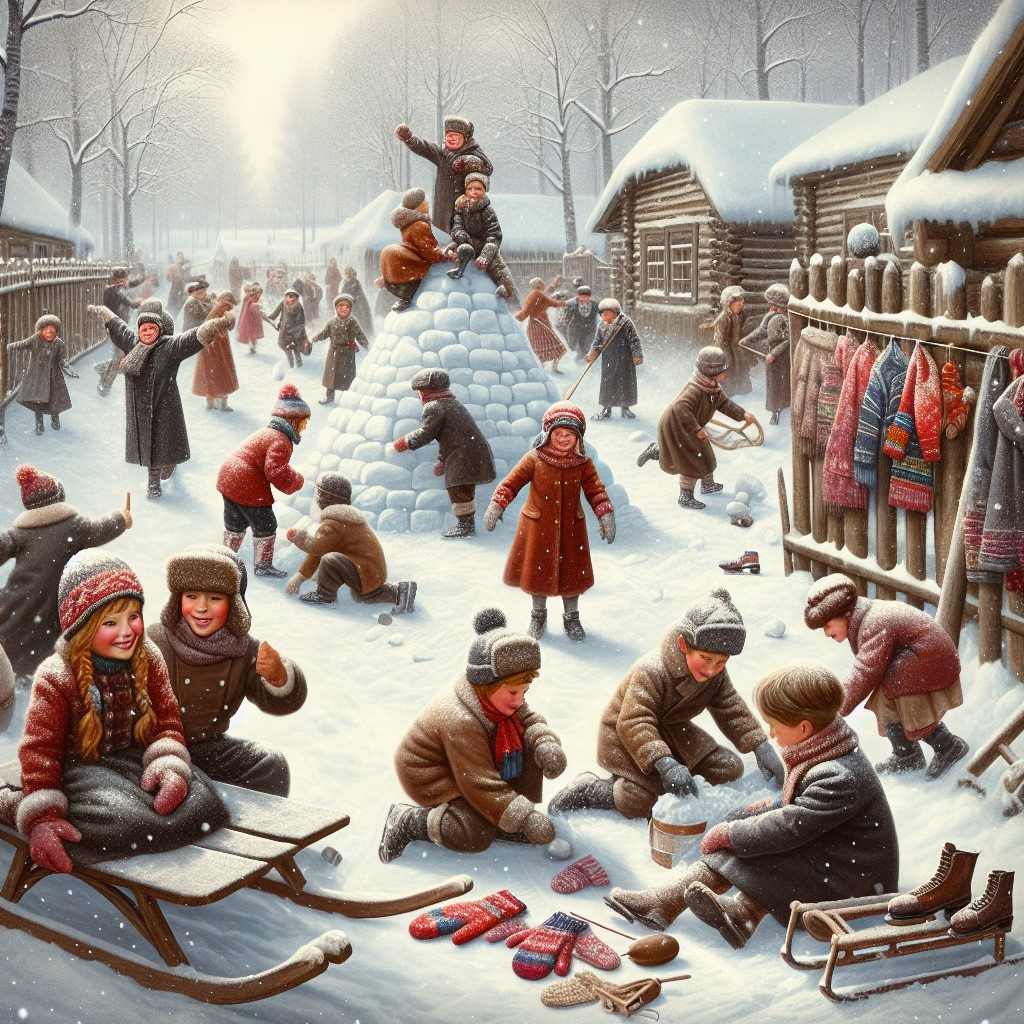 Activități creative de iarnă pentru copii inspirate din tradiții interbelice